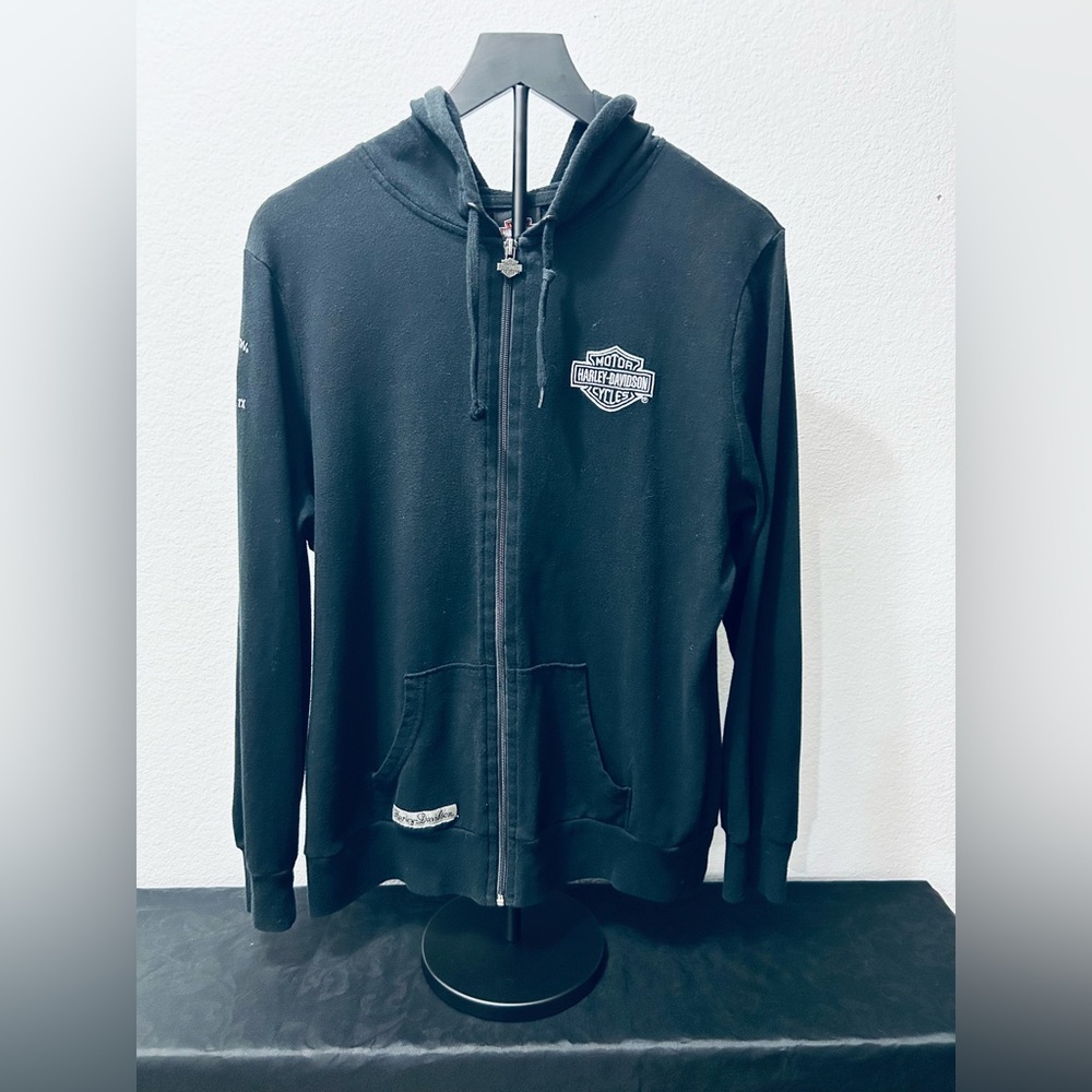 Men's  Harley-Davidson Black Zip-Up Hoodie
